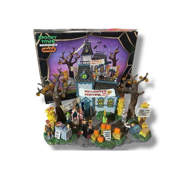 Lemax Spooky Town Halloween Festival #43422 2004 Retired - Picture 1 of 12